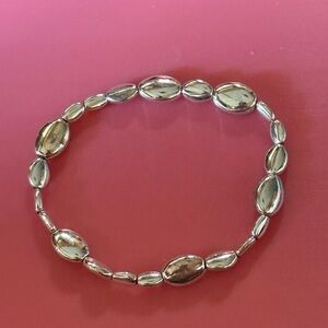 Silver Beaded Bracelet